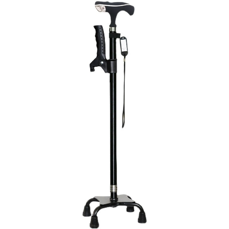 Elderly Non-slip Multi-function Automatic Alarm With Light Telescopic Walking Stick Elderly Non-slip Multi-function Automatic Alarm With Light Telescopic Walking Stick